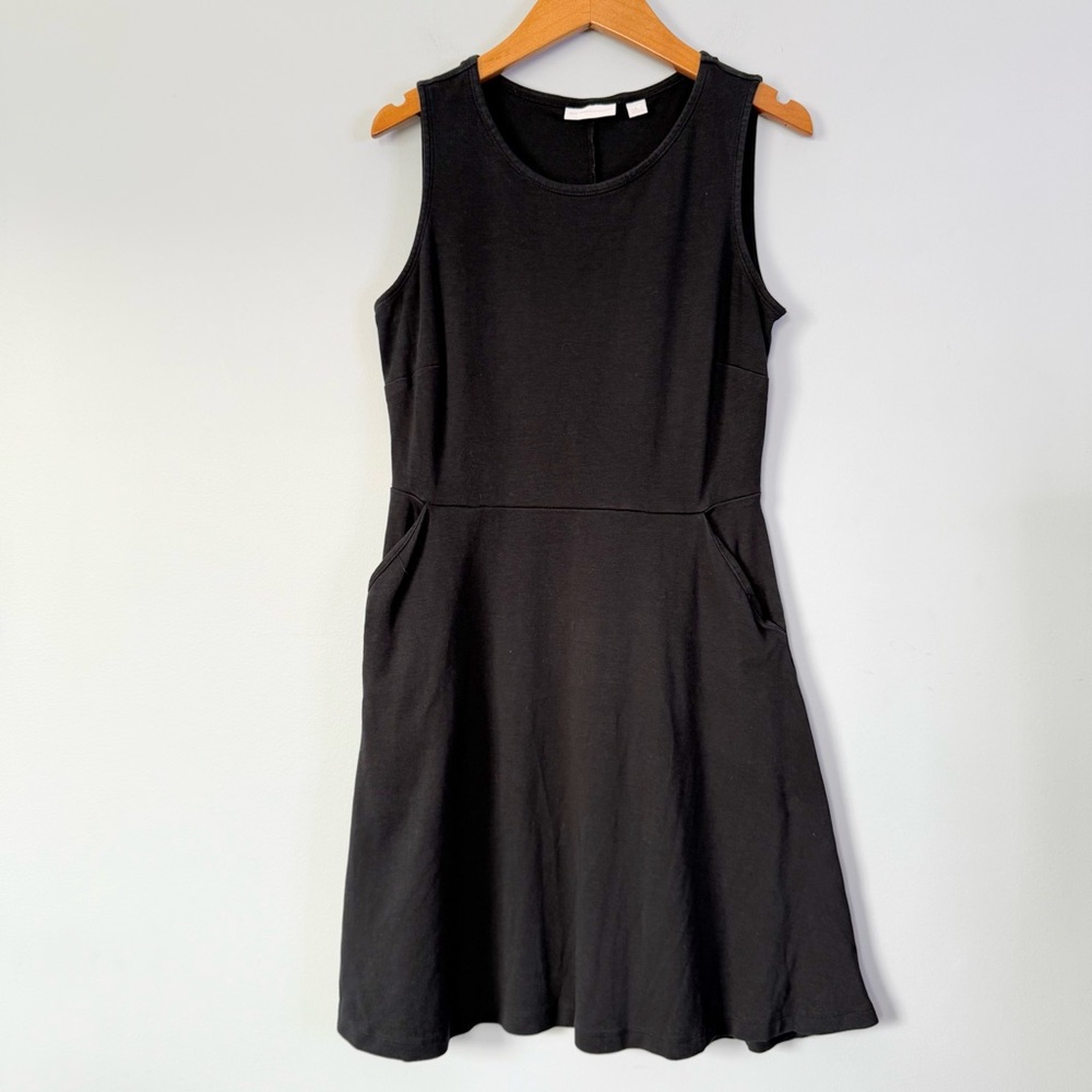 New York & Company Black Sleeveless Fit & Flare Dress – Size Small